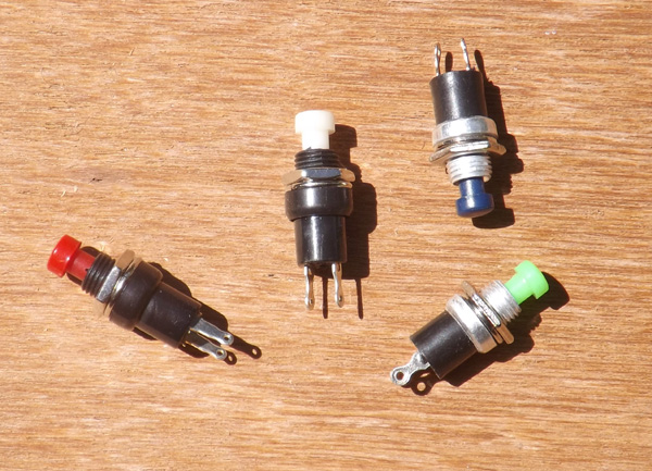 push button switches for model railway wiring